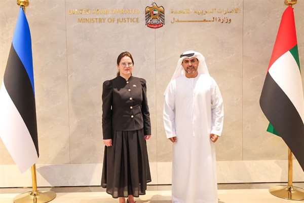 وزير العدل يستقبل نظيرته الإستونية
